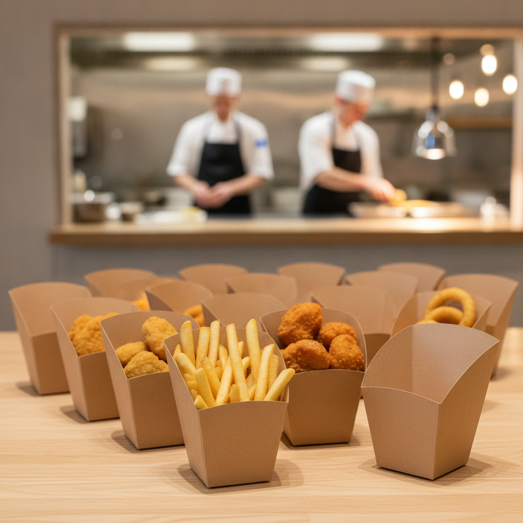 Paperboard Snack Cups for Takeaway Food (Pack of 400)