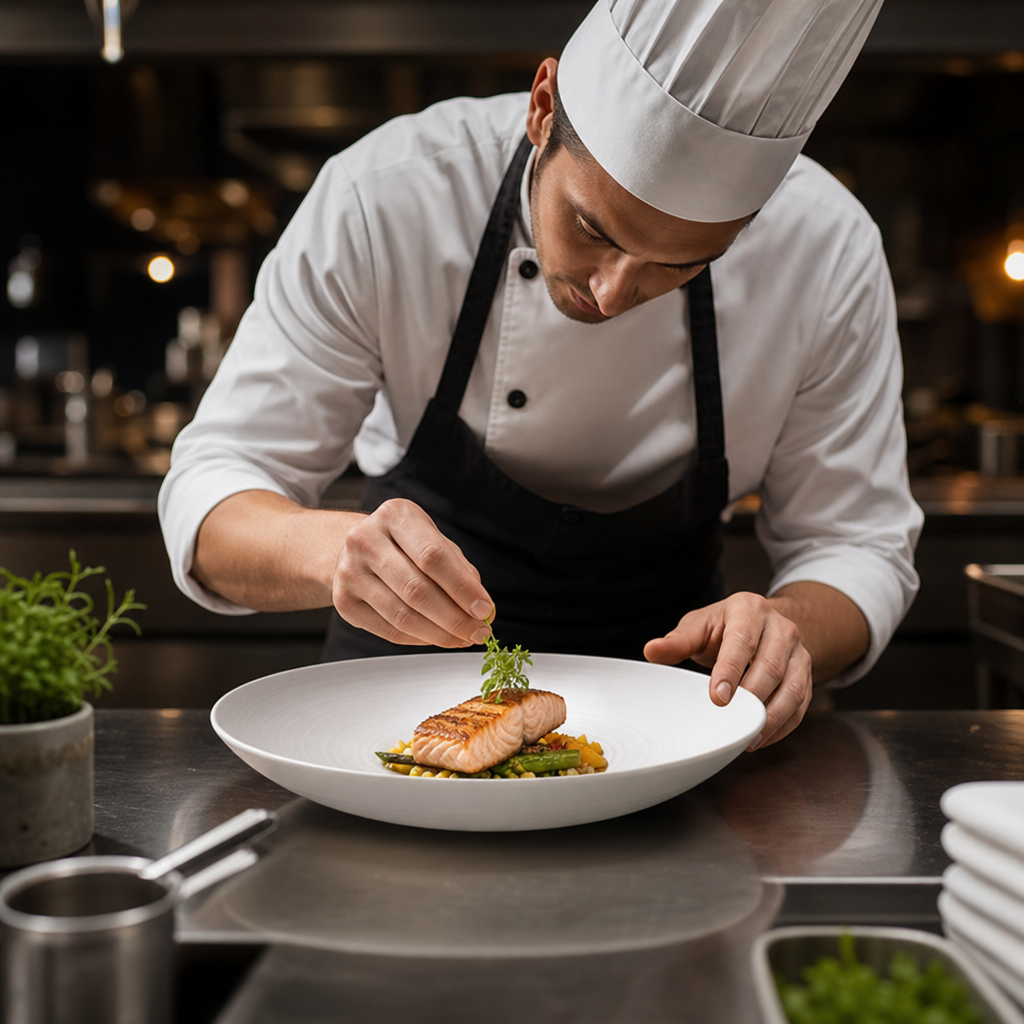 Deep Plates 293mm Vitrified Stoneware for Culinary Presentations (Pack of 4)