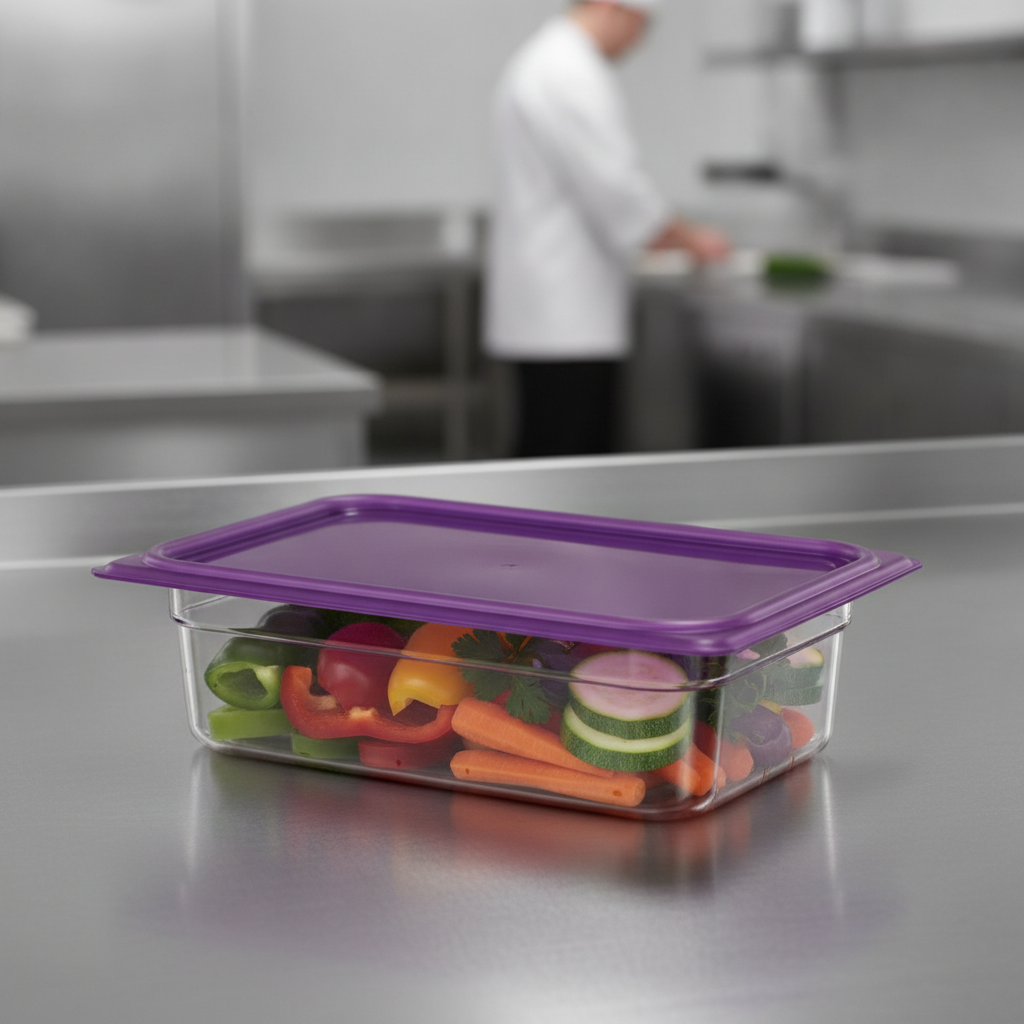 Polypropylene Seal Lid for 1/3 GN Containers for Food Safety