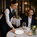 Gourmet Accent Plates 202.5mm Vitrified Ceramic for Hospitality Use (Pack of 24)