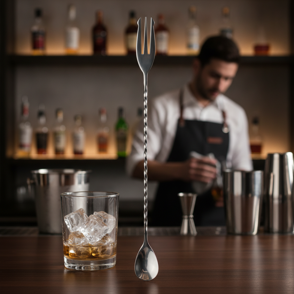Stainless Steel Cocktail Spoon 303mm for Bars & Pubs