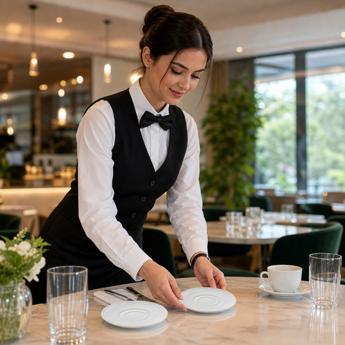 Alumina Accent Saucers 150mm Vitrified Ceramic for Dining Occasions (Pack of 12)