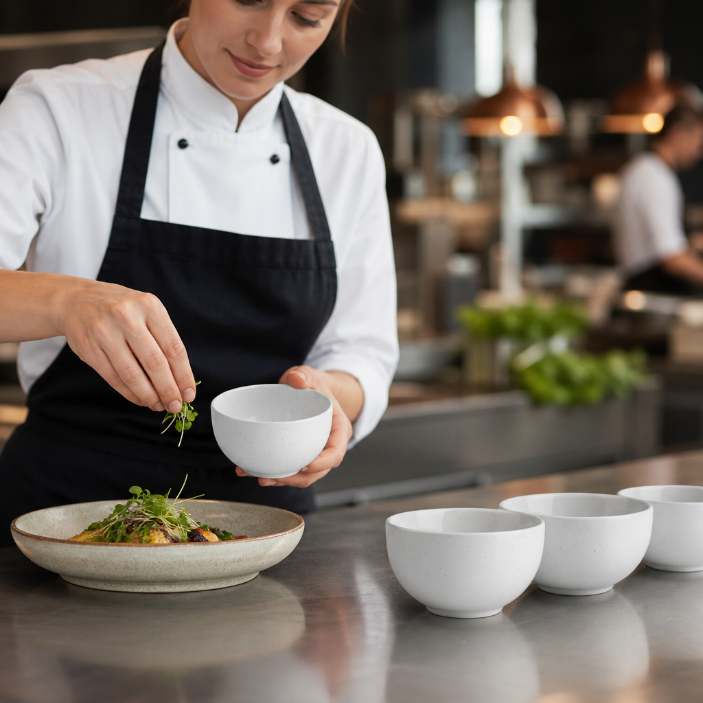 Origin Bowls 110mm Porcelain for Cafés & Restaurants (Pack of 4)