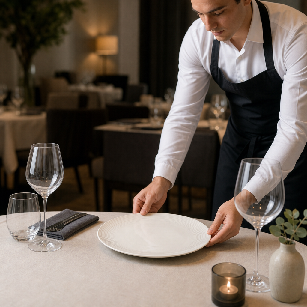 Coupe Plates 230mm Porcelain for Casual Dining (Pack of 12)