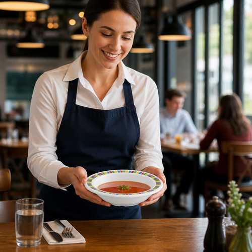 Bowls 150mm Melamine for Schools & Nursing Homes (Pack of 12)