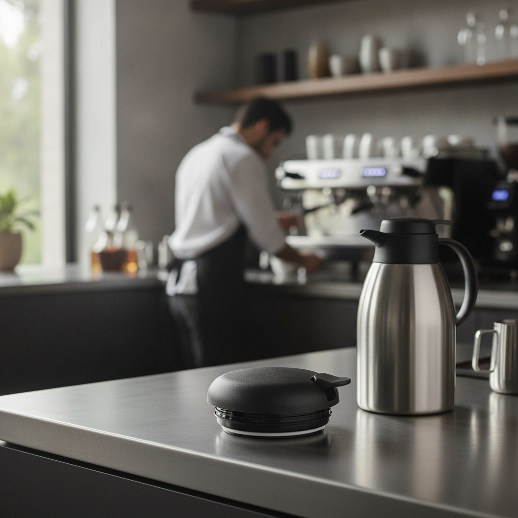 Plastic Replacement Lid for Vacuum Jugs for Coffee Service