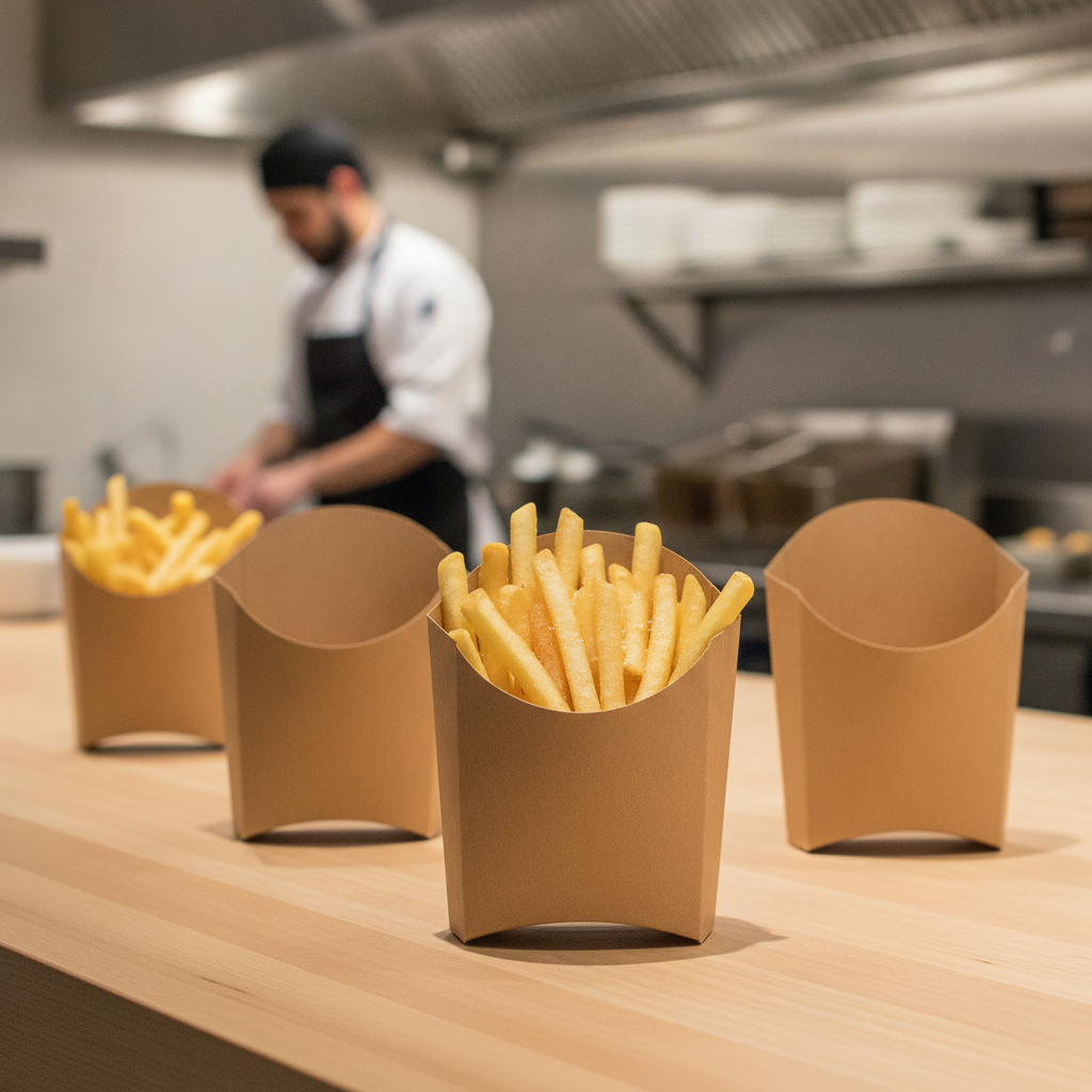 Paperboard Chip Scoops 500 Pack for Takeaway Food Service