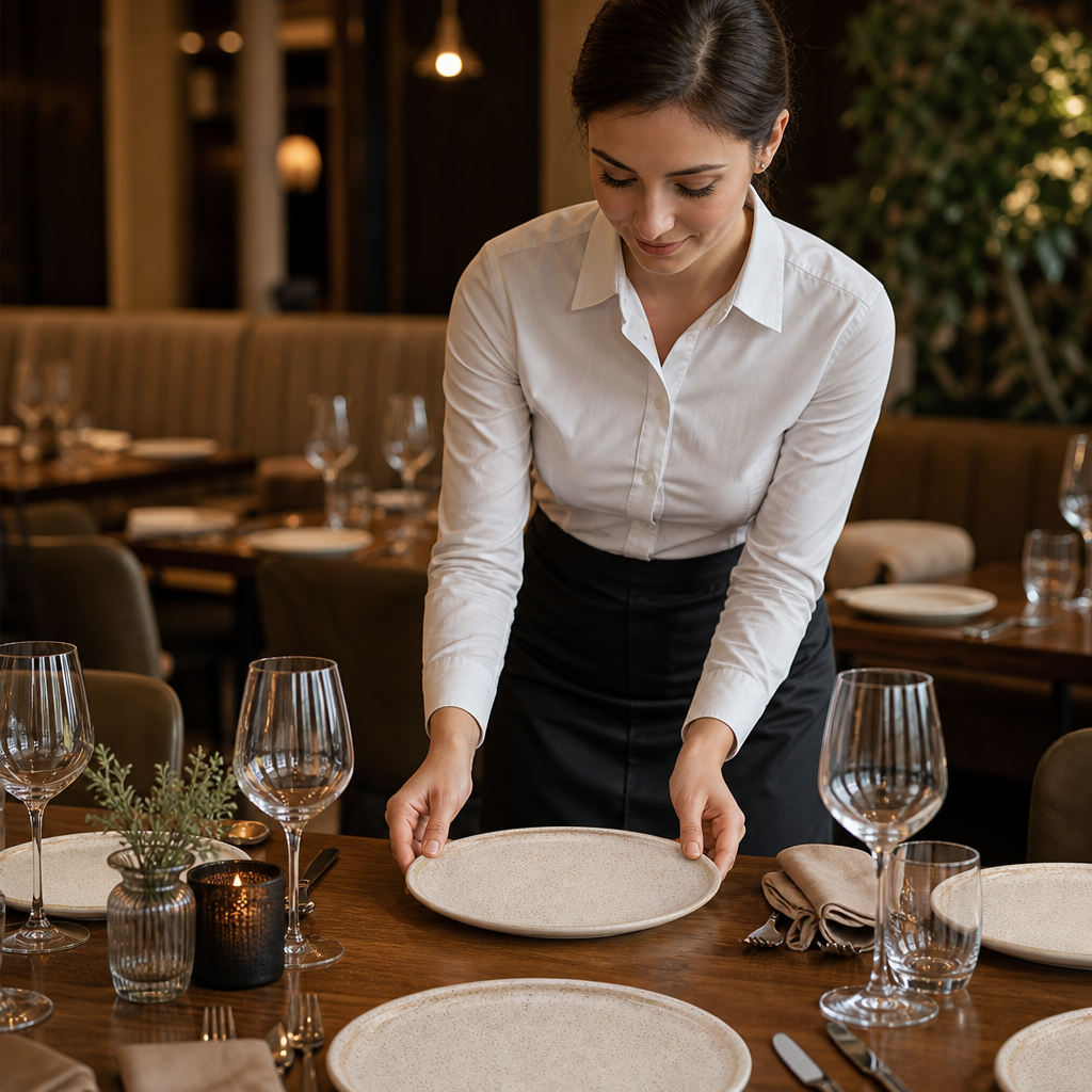 Walled Plates 260mm Vitrified Stoneware for Stylish Table Settings (Pack of 6)