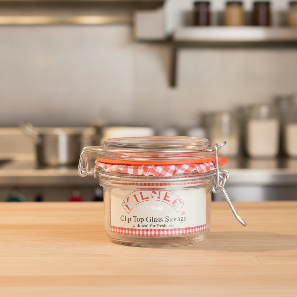 Glass Clip Top Preserve Jar 125ml for Storing Preserves