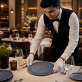 Style Plates 305mm Vitrified Porcelain for Dining Events (Pack of 12)