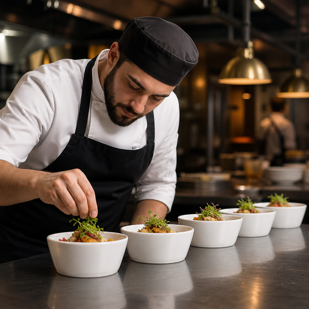 Sloping Edge Bowls 120mm Porcelain for Busy Catering Environments (Pack of 12)