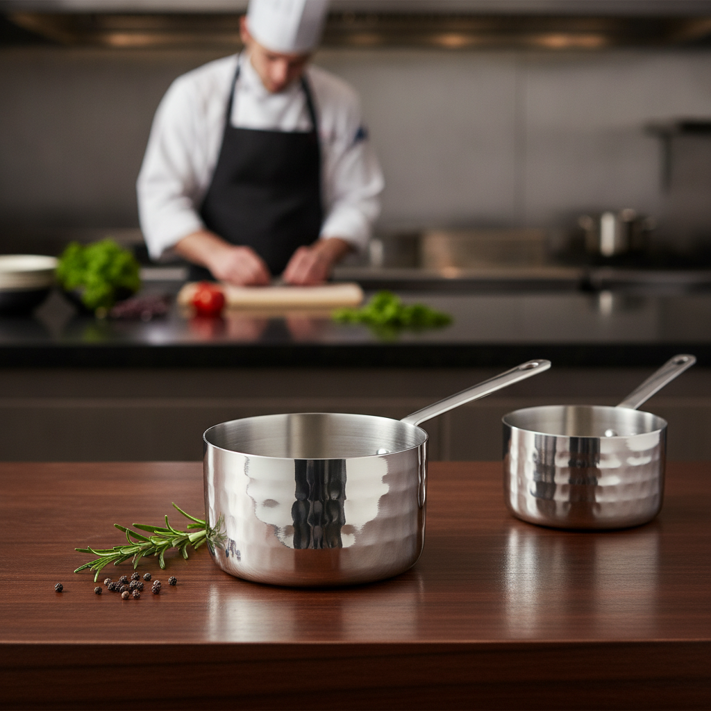 Stainless Steel Mini Saucepan 90mm for Creative Serving