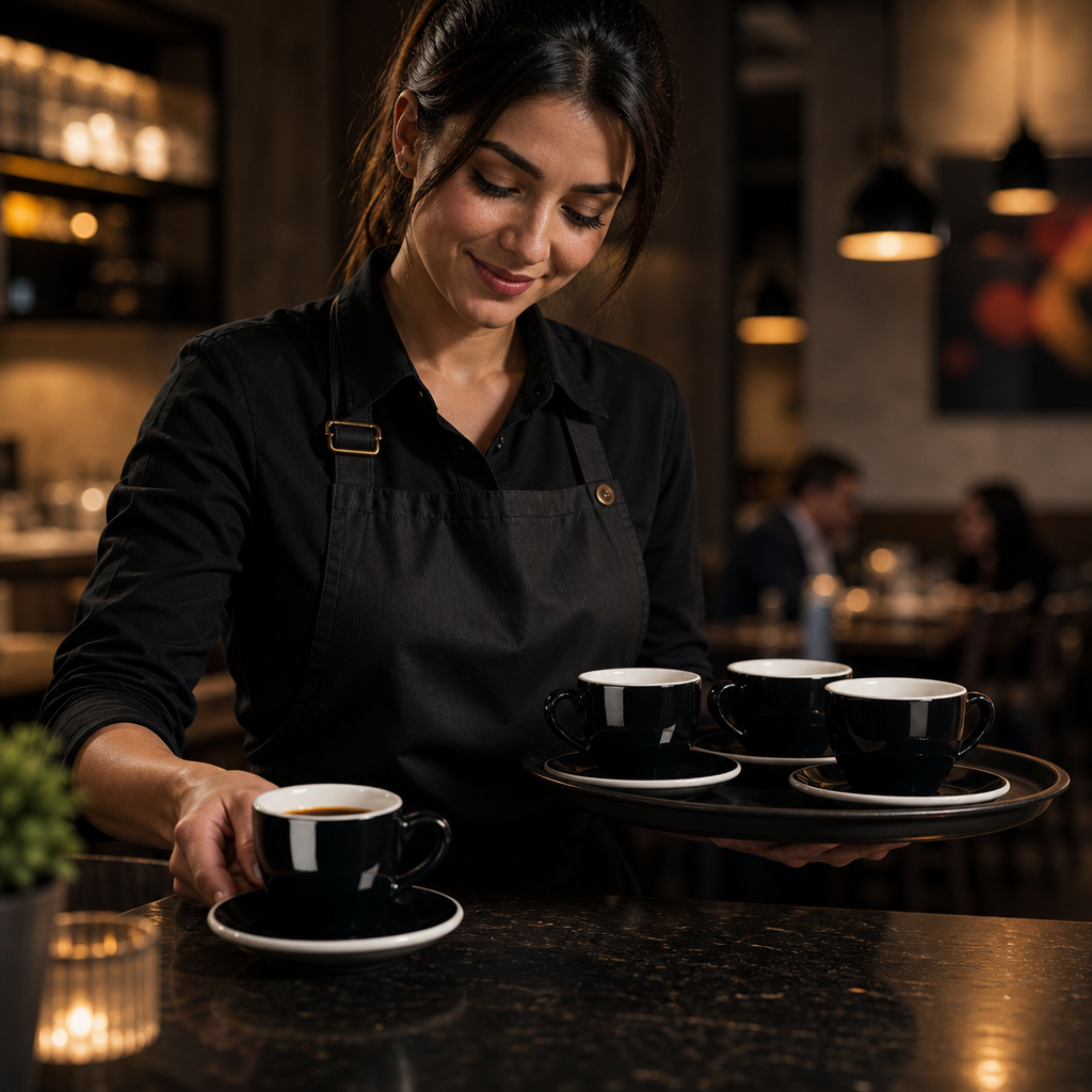 Stoneware Espresso Cups 100ml for Cafés & Coffee Shops (Pack of 12)