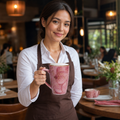 Mug Alumina 285ml Pink Vitrified Ceramic for Creative Dining (Pack of 12)