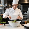 Large Salad Bowl 330mm Porcelain for Restaurants & Cafés