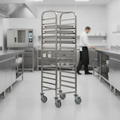 Stainless Steel Trolley 15 Shelves for Commercial Use