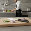 Stainless Steel Utility Knife 10cm for Professional Kitchens