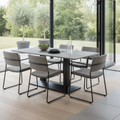 Concrete Rectangular Dining Table 1200x700mm for Indoor & Outdoor Use