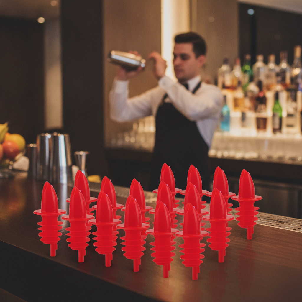 Plastic Economy Freeflow Pourer 71mm for Bartenders (Pack of 10)