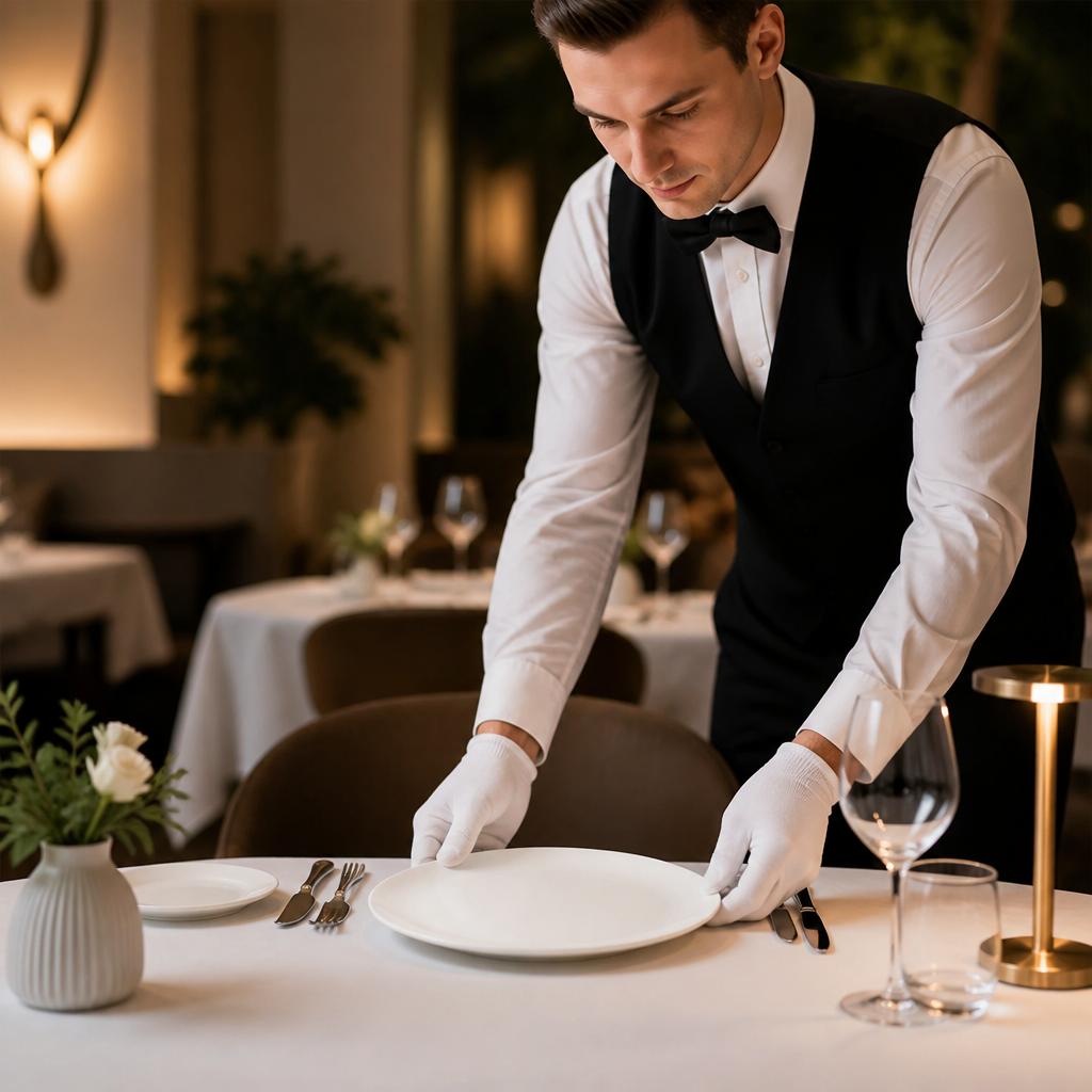 Plates 275mm Bone China for Fine Dining (Pack of 12)
