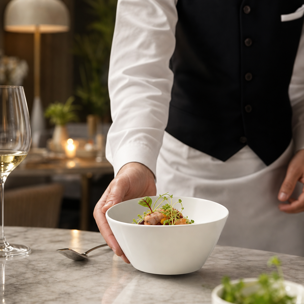 Deep Bowls 135mm Fine China for Upscale Dining (Pack of 12)