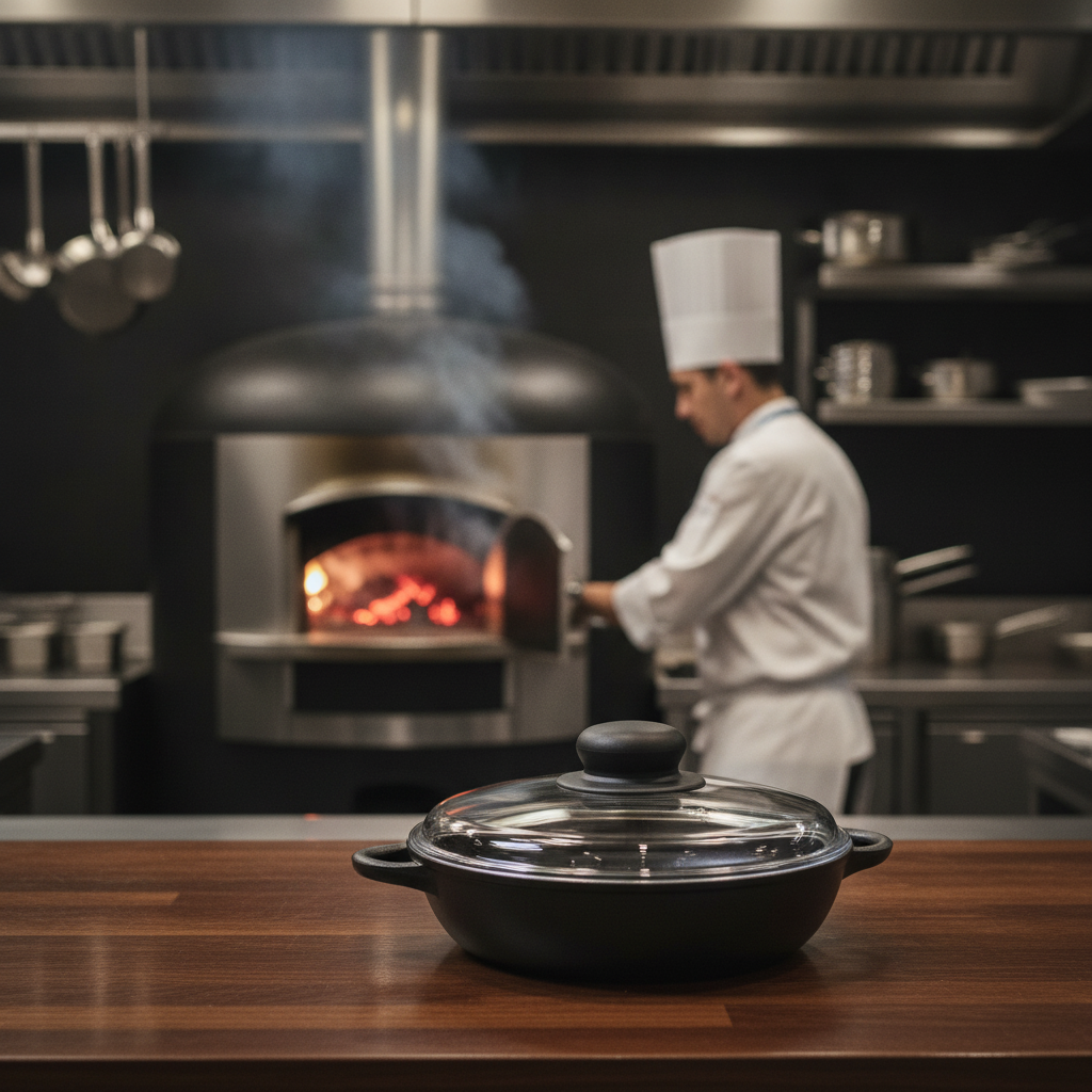 Cast Aluminium Casserole Dish 160mm for Charcoal Ovens