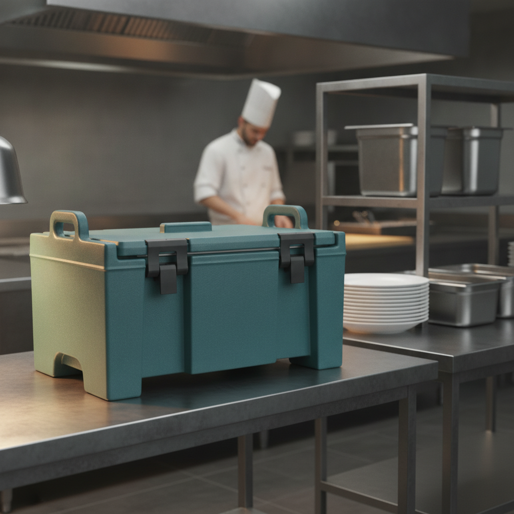 Polyethylene Top Loading Food Pan Carrier 38L for Catering