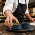 Stack Dishes 52ml Blue Polycarbonate for Casual Dining