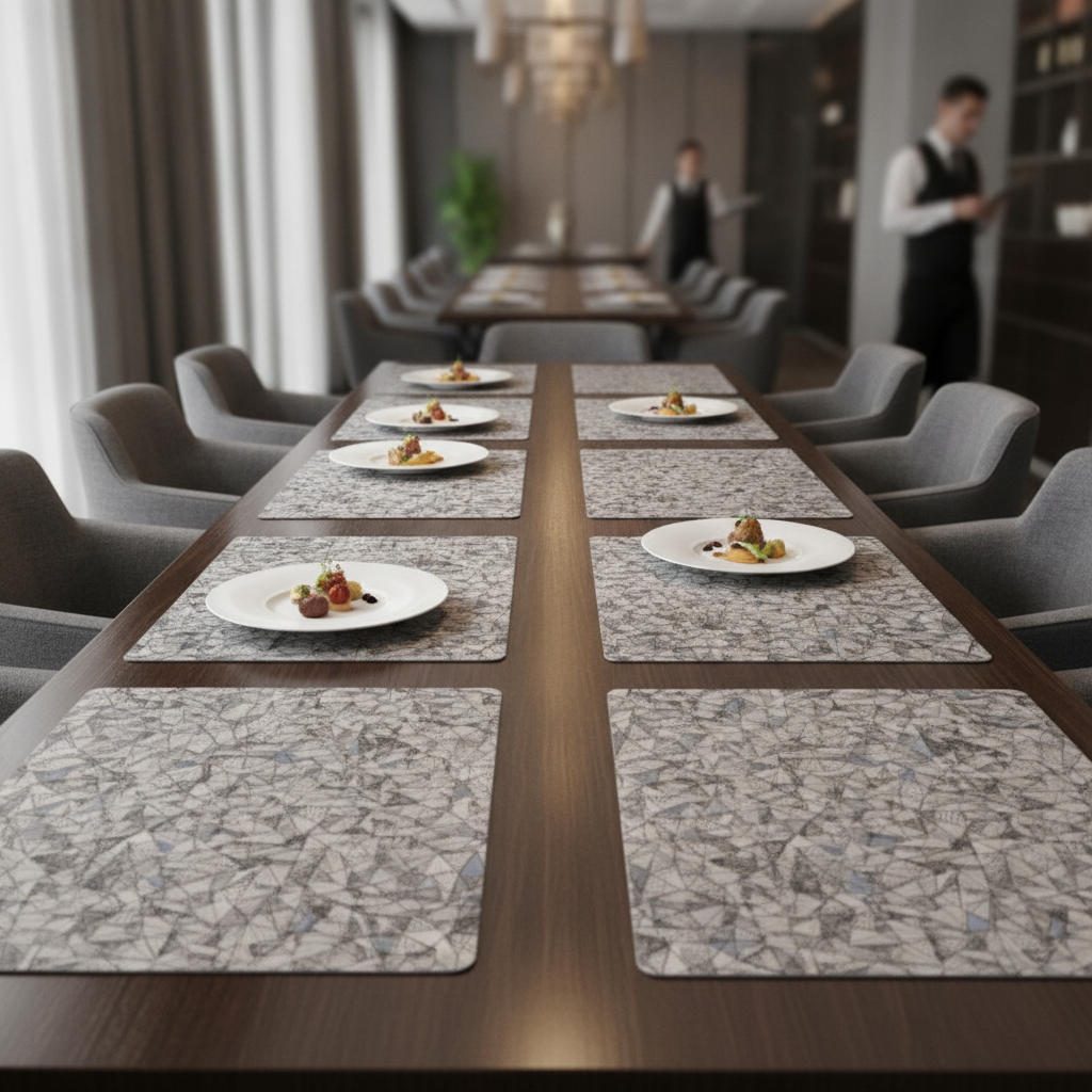 High-Grade Silicone Placemat 305x400mm for Home Dining (Pack of 12)