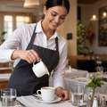 Vitrified Ceramic Compact Jugs 142ml for Modern Service (Pack of 4)