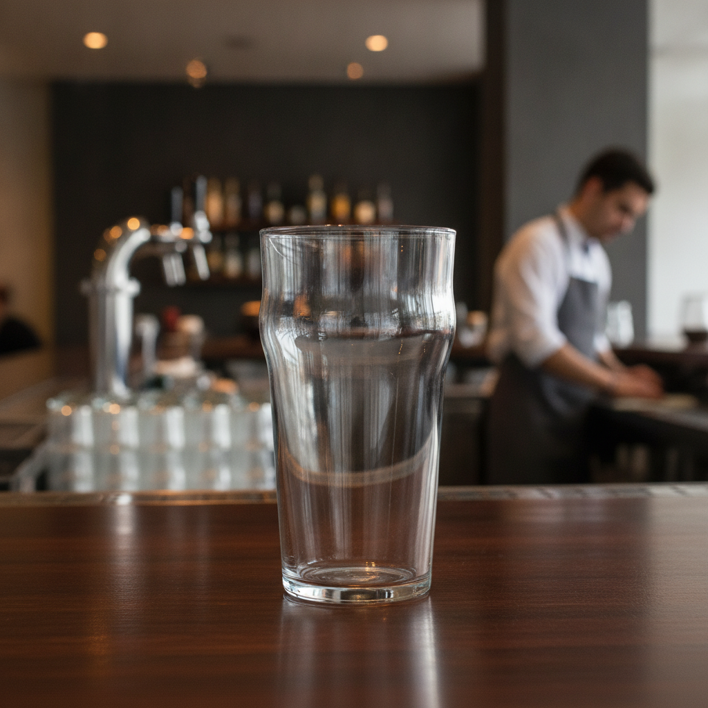 Toughened Glass Nonic Tumblers 570ml for Pubs & Bars (Pack of 24)