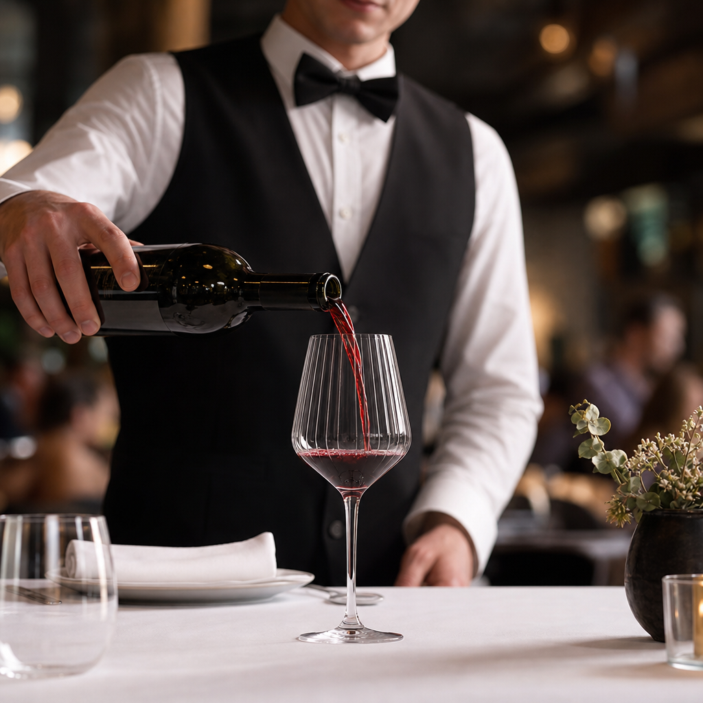 Glass Wine Glasses 385ml for Bars & Restaurants (Pack of 6)