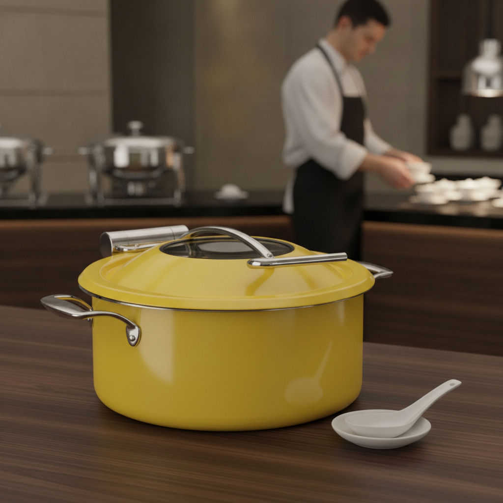 Stainless Steel Chafing Dish Set 305mm for Buffet Services