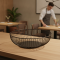 Iron Round Food Display Bowl 285mm for Front of House Use