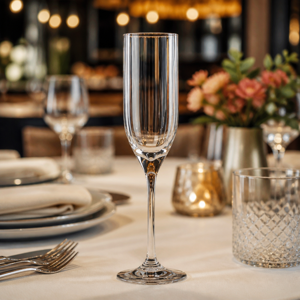 Polycarbonate Aintree Flutes 175ml for Celebrations (Pack of 6)