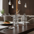 Acrylic Combined Salt and Pepper Mill 40mm for Dining Tables
