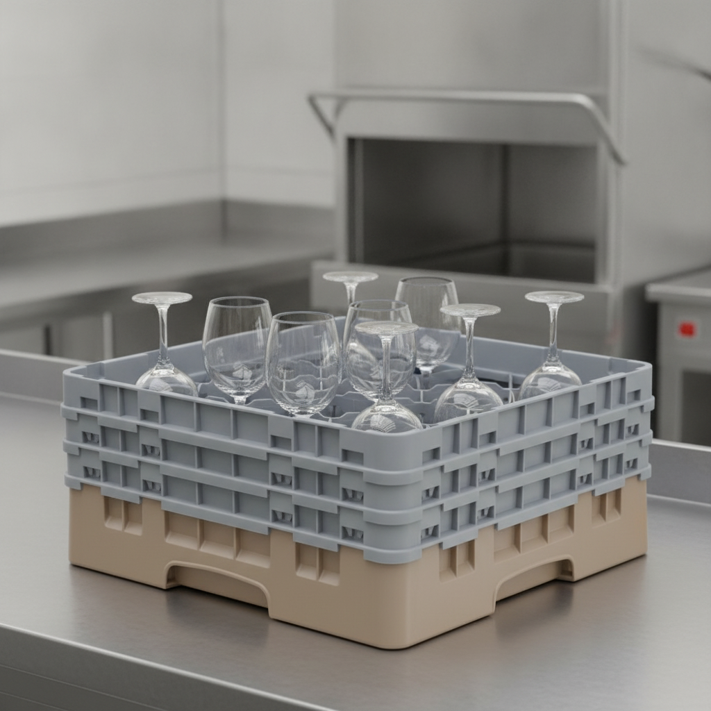 Polypropylene Glasswasher Rack for Efficient Cleaning (Pack of 1)