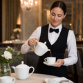 Alumina Vitrified Ceramic Teapots 597ml for Commercial Use (Pack of 6)