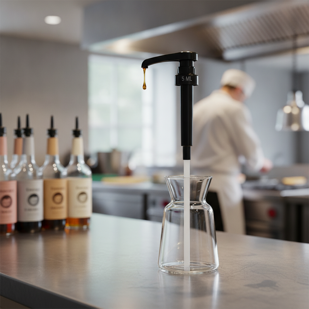 Syrup Pump Dispenser 5ml for Accurate Portion Control