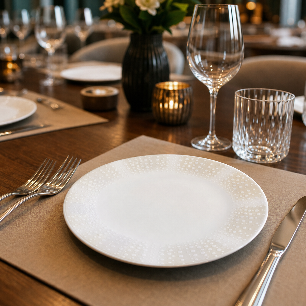 Plates 150mm Bone China for Elegant Dining (Pack of 12)