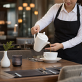 Alumina Vitrified Ceramic Coffee Pot 312ml for Casual Dining (Pack of 6)