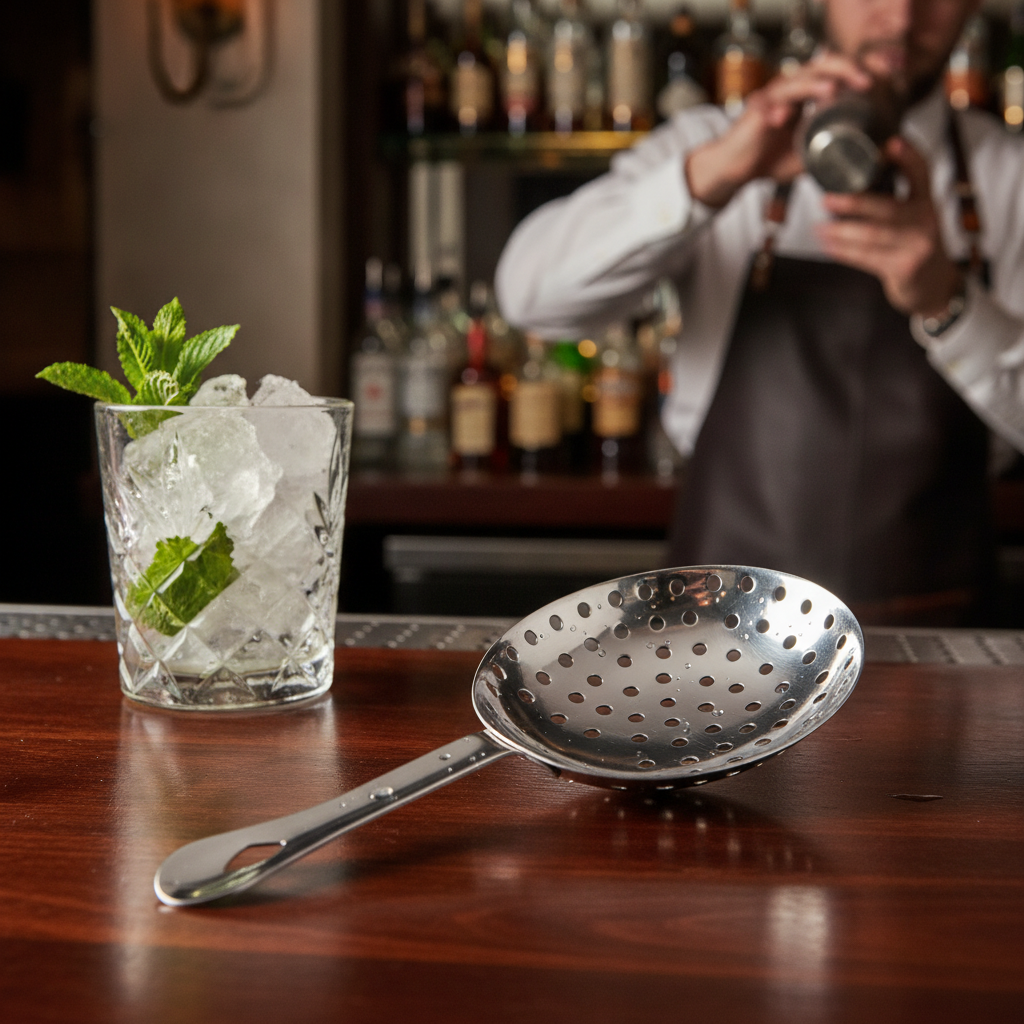 Stainless Steel Julep Strainer 160mm for Bars & Restaurants