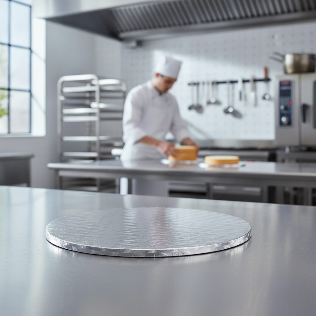 Foil Round Cake Board 12in for Professional Bakers