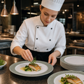 Presentation Plates 305mm Vitrified Ceramic for Restaurants (Pack of 12)