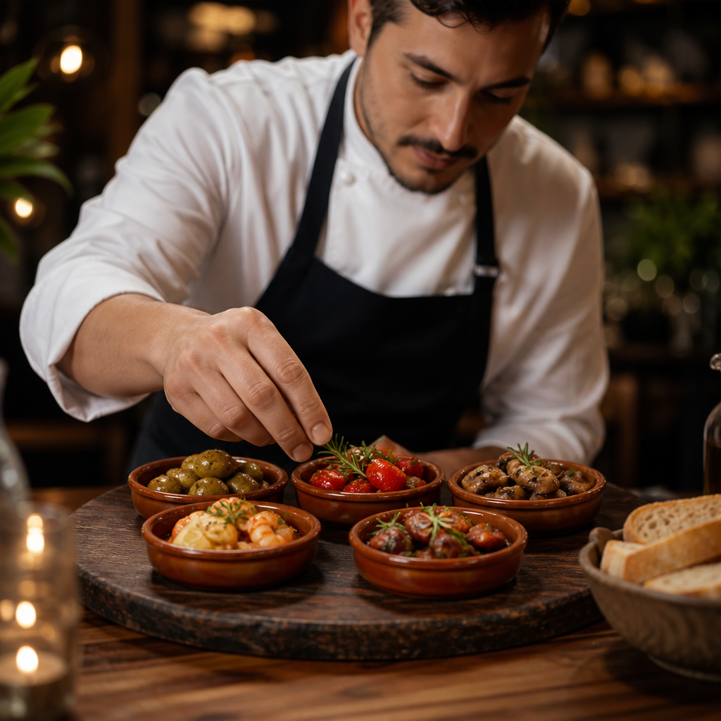 Mezze Dishes 110mm Stoneware for Serving Tapas (Pack of 6)