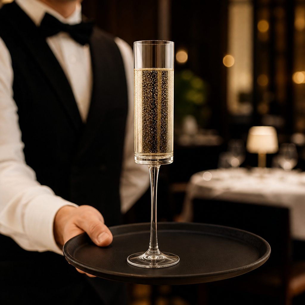 Polycarbonate Champagne Glasses 165ml for Bars & Restaurants (Pack of 6)