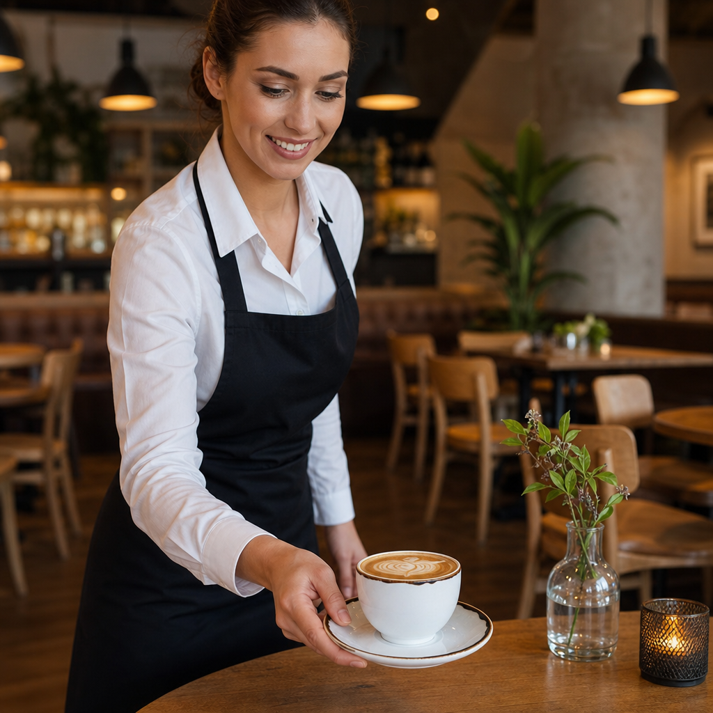 Cappuccino Saucers 158mm Porcelain for Coffee Shops (Pack of 12)