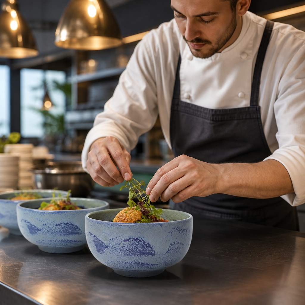 Vesuvius Aurora Lapis Bowls 110mm for All Course Serving - Pack of 12