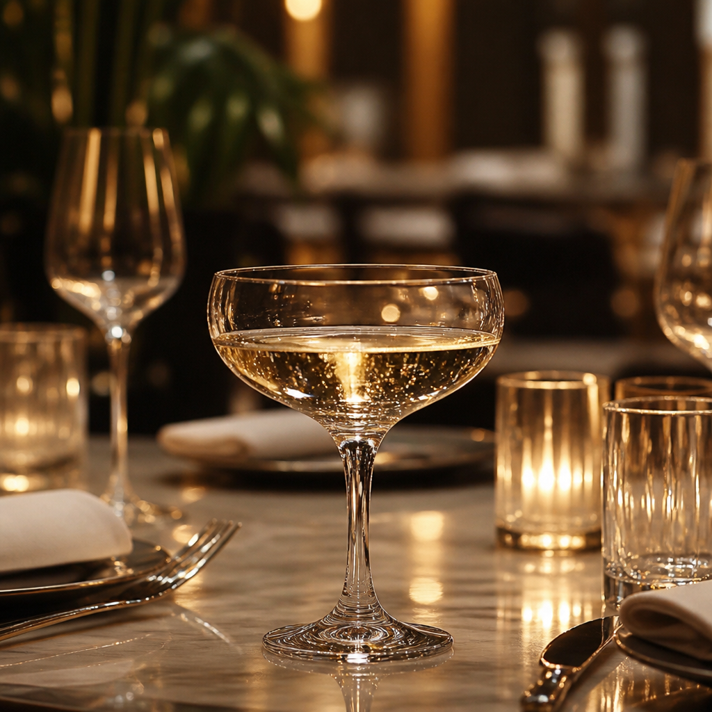 Clear Glass Champagne Saucers 270ml for Bars & Restaurants (Pack of 24)