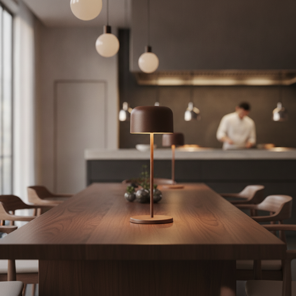 Aluminium Table Lamp 300mm for Indoor & Outdoor Use